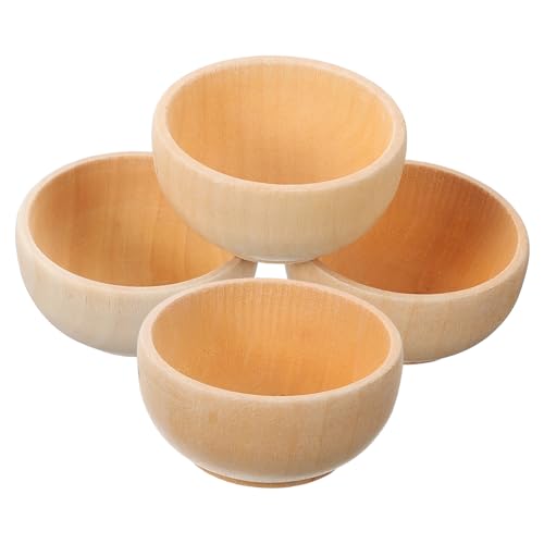 AKOOSY 2 Sätze Teiliges Set Diy Holzschalen Unvollendete Holzspielzeuge Für Kreative Dekoration Für Holzhandwerke Und Diy Projekte 4 Stück * 2 AKOOSY 2 Sätze Teiliges Set Diy Holzschalen Unvollendete Holzspielzeuge Für Kreative Dekoration Für Holzhandwerke Und Diy Projekte 4 Stück * 2 von AKOOSY