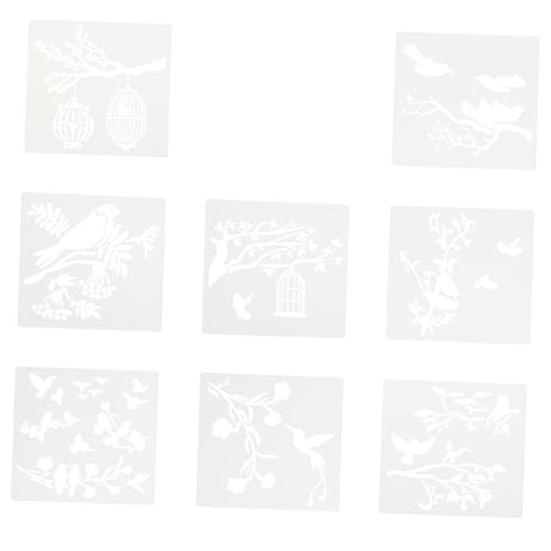 AKOOSY 2 Sätze Wiederverwendbare DIY Malschablonen Teiliges aus Pet Kindgerechte Schablonen für Bastelprojekte Muster für Wandmalerei Scrapbooking und Dekoration von AKOOSY