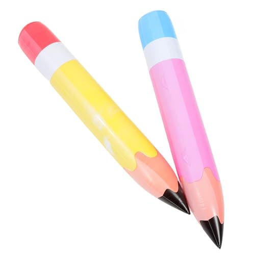 AKOOSY 2 Stück Aufblasbare Riesenbuntstifte PVC Partydeko Kindergeburtstag Gelb Rosa Langlebig Leicht Tragbar AKOOSY 2 Stück Aufblasbare Riesenbuntstifte PVC Partydeko Kindergeburtstag Gelb Rosa Langlebig Leicht Tragbar von AKOOSY