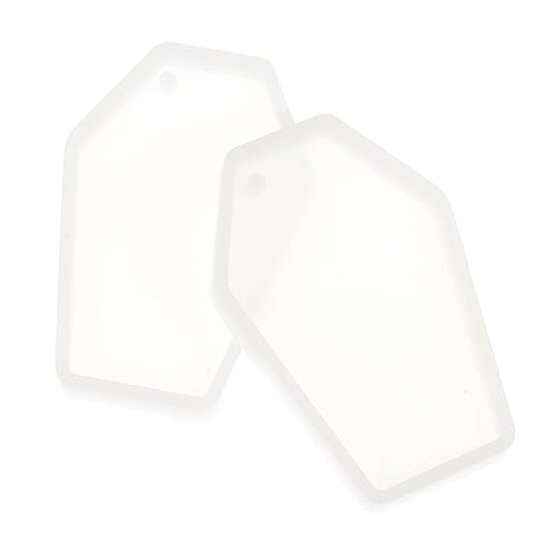 AKOOSY 2 Stück DIY Epoxidharz Form für Dekorative Schlüsselanhänger Gießform für Anhänger und Bastelarbeiten Weiß Langlebig und Leicht zu Reinigen AKOOSY 2 Stück DIY Epoxidharz Form für Dekorative Schlüsselanhänger Gießform für Anhänger und Bastelarbeiten Weiß Langlebig und Leicht zu Reinigen von AKOOSY