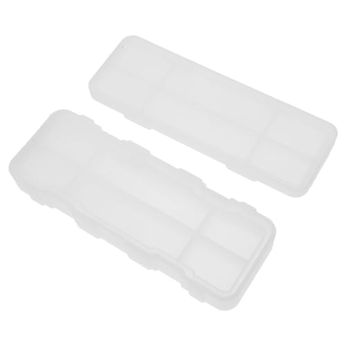 AKOOSY 2 Stück Flexible Silikonform für Kleine Aufbewahrungsbox Teiliges Epoxidharz Gießform für Dekorative Stiftbox Langlebig Biegsam mit Glatter Oberfläche für DIY Bastelprojekte und AKOOSY 2 Stück Flexible Silikonform für Kleine Aufbewahrungsbox Teiliges Epoxidharz Gießform für Dekorative Stiftbox Langlebig Biegsam mit Glatter Oberfläche für DIY Bastelprojekte und von AKOOSY