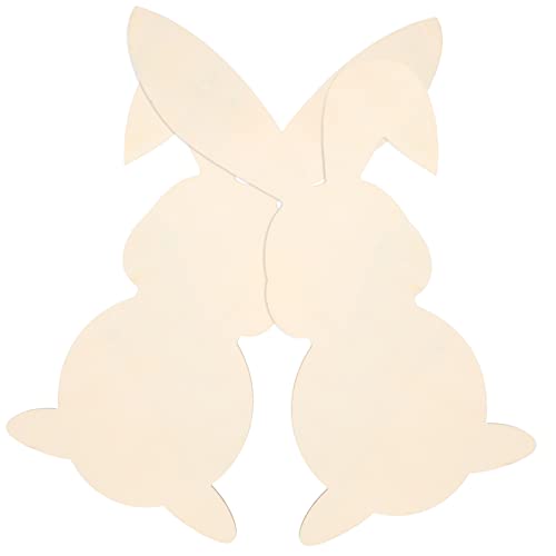 AKOOSY 2 Stück Holz Osterhase Anhänger Diy Bastelset Frühling Dekoration Hängend für Fenster Wand Zweig und Erwachsene Party Ornament AKOOSY 2 Stück Holz Osterhase Anhänger Diy Bastelset Frühling Dekoration Hängend für Fenster Wand Zweig und Erwachsene Party Ornament von AKOOSY