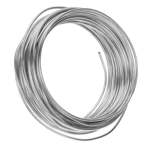 AKOOSY 2 Stück Metall draht Durchmesser Flexibel Langlebig für DIY Modellbau Skulpturen Puppengerüste Schmuck Basteldraht für Bastelarbeiten von AKOOSY