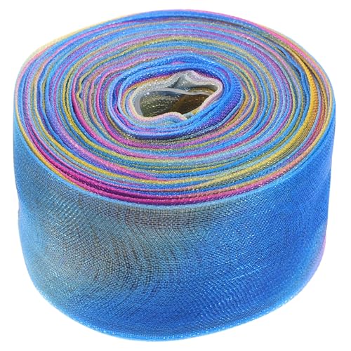 AKOOSY 2 Stück Regenbogen -gradientenband Blumenwickband Geschenkband Hochzeitseinladungsband Dekorative Hochzeitsbänder Festliches Band Valentinstag Verpackungsband Blumenband Polyester von AKOOSY