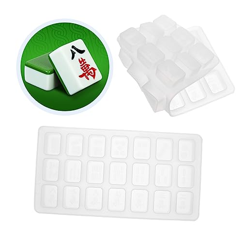 AKOOSY 2 Stück Silikon DIY Form Teiliges Mahjong Würfel Gießform Epoxidharz Silikonform Dekorative Bastel Form für Schmuckherstellung und Handwerk Zufällige Farbe Zufällige Farbe AKOOSY 2 Stück Silikon DIY Form Teiliges Mahjong Würfel Gießform Epoxidharz Silikonform Dekorative Bastel Form für Schmuckherstellung und Handwerk Zufällige Farbe Zufällige Farbe von AKOOSY