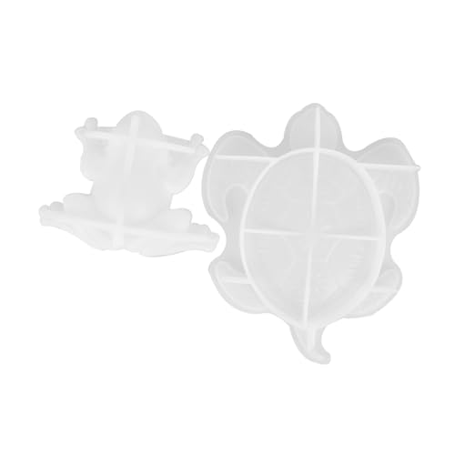 AKOOSY 2 Stück Silikon Gießform Frosch und Schildkröte Tierform DIY Silikonform für Epoxidharz Abformung Wiederverwendbar Flexible Form für Dekoration Basteln und Schmuckherstellung AKOOSY 2 Stück Silikon Gießform Frosch und Schildkröte Tierform DIY Silikonform für Epoxidharz Abformung Wiederverwendbar Flexible Form für Dekoration Basteln und Schmuckherstellung von AKOOSY