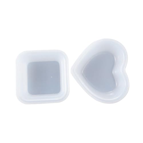 AKOOSY 2 Stück Silikonform Herz und Tablett für DIY Gießformen Wiederverwendbar Robust Kreativ für Harz und Bastelarbeiten für DIY Fans AKOOSY 2 Stück Silikonform Herz und Tablett für DIY Gießformen Wiederverwendbar Robust Kreativ für Harz und Bastelarbeiten für DIY Fans von AKOOSY