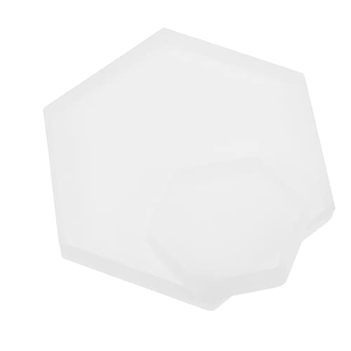 AKOOSY 2 Stück Silikonform Untersetzer Sechseckig Langlebig Flexible Gießform für DIY Epoxidharz Cup Mat Praktische Wiederverwendbare Silikonformen für Kreative Bastelarbeiten AKOOSY 2 Stück Silikonform Untersetzer Sechseckig Langlebig Flexible Gießform für DIY Epoxidharz Cup Mat Praktische Wiederverwendbare Silikonformen für Kreative Bastelarbeiten von AKOOSY
