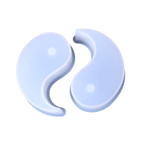 AKOOSY 2 Stück Tai Chi Silikonformen für DIY Duftkerzen Gießen Flexible Kerzengießformen mit Glatter Oberfläche Vielseitig für Seifenherstellung und Handwerksprojekte Anfängerfreundlich von AKOOSY