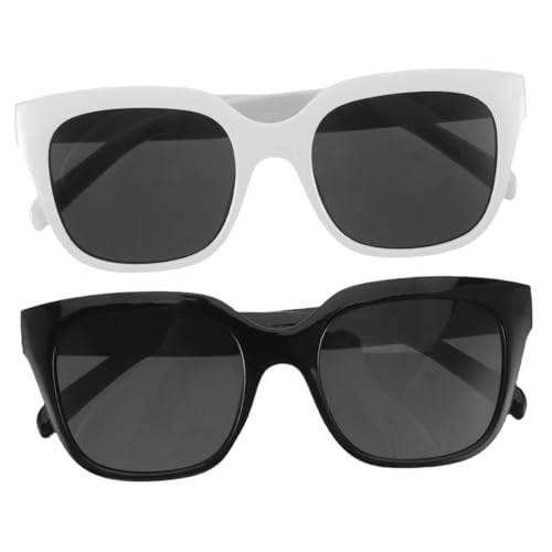 AKOOSY 2 Stück Teiliges Bride Groom Brillenset Leichte Hochzeit Sonnenbrillen Romantisches Foto-accessoire Vielseitig für Brautparty Verlobungsfeier Junggesellenabschied Dekorative von AKOOSY