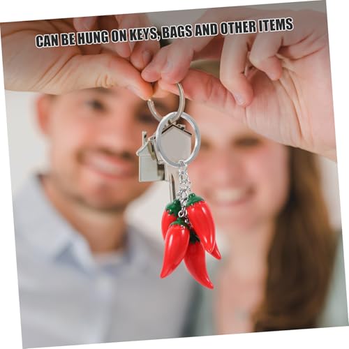AKOOSY 2 Stück Teiliges Chili Schlüsselanhänger Realistische Chili Anhänger Langlebig Party Favor Originelles für und Festliche Anlässe AKOOSY 2 Stück Teiliges Chili Schlüsselanhänger Realistische Chili Anhänger Langlebig Party Favor Originelles für und Festliche Anlässe von AKOOSY