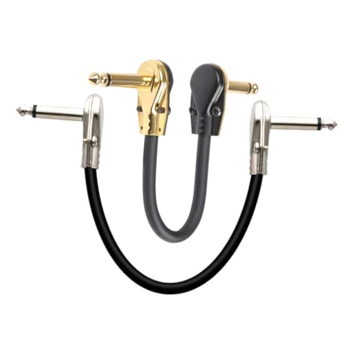 AKOOSY 2 Stück Teiliges Gitarren Effektkabel Flaches Professional Patchkabel für Gitarre und Bass Langlebiges Anschlusskabel mit Niedriger Betriebstemperatur Leicht und Tragbar für AKOOSY 2 Stück Teiliges Gitarren Effektkabel Flaches Professional Patchkabel für Gitarre und Bass Langlebiges Anschlusskabel mit Niedriger Betriebstemperatur Leicht und Tragbar für von AKOOSY