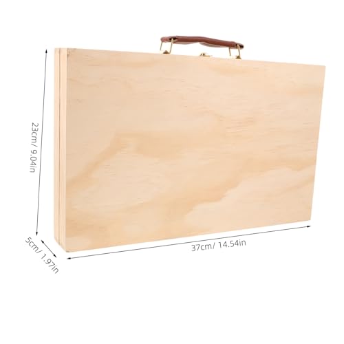 AKOOSY 2 Stück Teiliges Holz Aufbewahrungsbox mit Griff Tragbarer Organizer für Ölmalerei Werkzeuge Kompakte Leichte Holzbox für Kunstbedarf für Studio und Outdoor Malerei AKOOSY 2 Stück Teiliges Holz Aufbewahrungsbox mit Griff Tragbarer Organizer für Ölmalerei Werkzeuge Kompakte Leichte Holzbox für Kunstbedarf für Studio und Outdoor Malerei von AKOOSY
