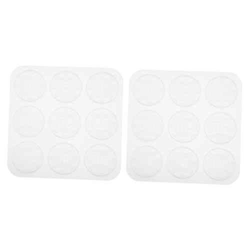 AKOOSY 2 Stück Teiliges Silikonform für DIY Epoxidharz Poker Chips Bastelformen Flexibel Wiederverwendbar Einfach zu Reinigen für Individuelle Harzdekorationen AKOOSY 2 Stück Teiliges Silikonform für DIY Epoxidharz Poker Chips Bastelformen Flexibel Wiederverwendbar Einfach zu Reinigen für Individuelle Harzdekorationen von AKOOSY