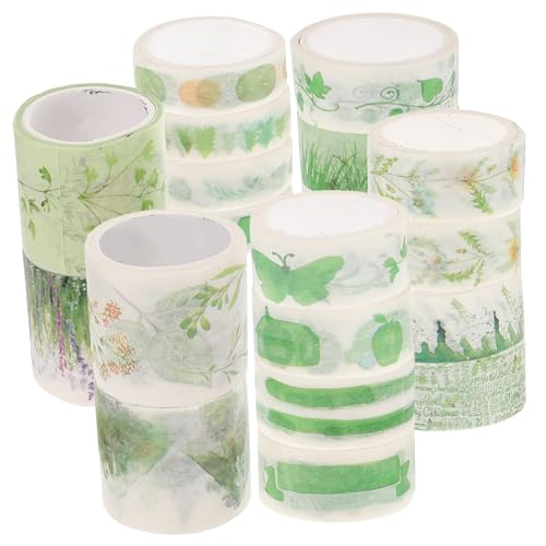 AKOOSY 20 Rollen Nimm Washi Tape Dekoratives Papierband Goldfolienband Scrapbooking-klebeband Scrapbooking-dekorationszubehör Einklebeband Aus Papier Diy Klebeband Japanisches Papier von AKOOSY