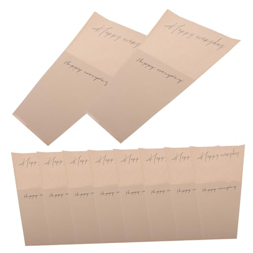 AKOOSY 20 Stück Blumenverpackungsbeutel Praktische Floral Bouquet Verpackungssäcke Blumenhüllenschläuche für Verschiedene Anlässe Nude von AKOOSY
