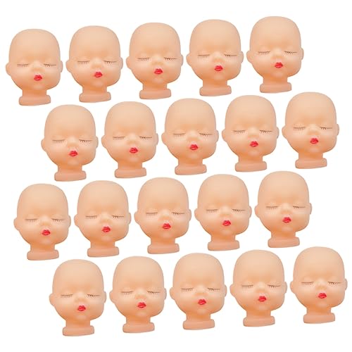 AKOOSY 20 Stück DIY Puppenköpfe Teiliges für Schlüsselanhänger Leichte Langlebige und Sichere Puppenbau Accessoires für Kreative Bastelprojekte und Kindergeburtstage AKOOSY 20 Stück DIY Puppenköpfe Teiliges für Schlüsselanhänger Leichte Langlebige und Sichere Puppenbau Accessoires für Kreative Bastelprojekte und Kindergeburtstage von AKOOSY