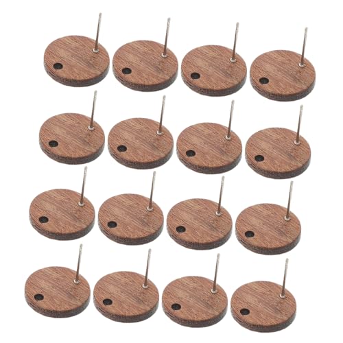AKOOSY 20 Stück Holz Ohrstecker Runde Flache Ohrringe Rohlinge für Diy Schmuckherstellung Zubehörteile für Handgefertigte Ohrringe für Frauen und Bastelprojekte AKOOSY 20 Stück Holz Ohrstecker Runde Flache Ohrringe Rohlinge für Diy Schmuckherstellung Zubehörteile für Handgefertigte Ohrringe für Frauen und Bastelprojekte von AKOOSY