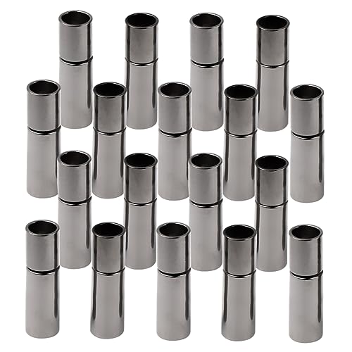 AKOOSY 20 Stück Kettengliederschnalle Verschlüsse Tipps Schließungen Armbänder armband zubehör armbandverschluss Armbandschnalle für Mädchen DIY gewebte Armbandschnalle Kupfer Black von AKOOSY