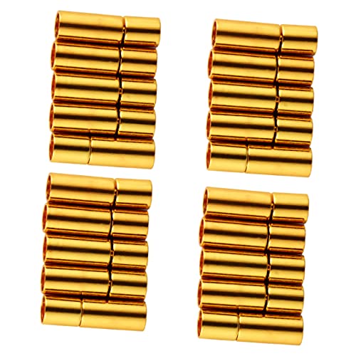 AKOOSY 20 Stück Kettengliederschnalle hand schmuck armband zubehör DIY-Schmuck Verschlüsse Schmuckherstellungssets DIY gewebte Armbandschnalle Bastelarbeiten Lieferungen Kupfer Golden von AKOOSY