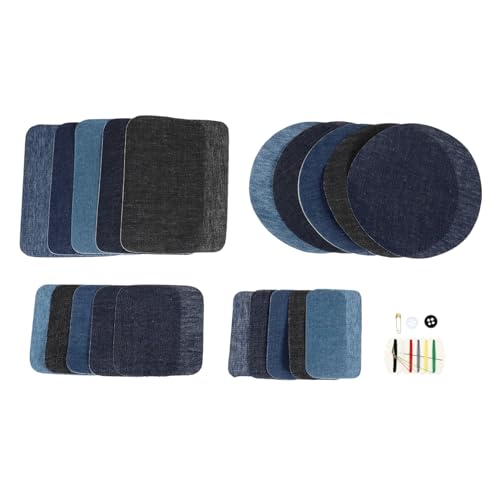 AKOOSY 20 Stück Leopard Muster Bügelflicken Teilig Selbstklebend Patch für Pullover Ellbogen Knie Reparatur DIY Textil Flicken zum Aufbügeln für Kleidung Jeans von AKOOSY