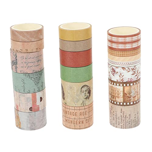 AKOOSY 20 Stück Retro-Taschenband einzigartige geschenkideen Retro Washi Tape Handkonto-Bänder Zurück dünn Scrapbook-DIY-Klebebänder DIY -Sammelalbummaterialien Japanisches Papier AKOOSY 20 Stück Retro-Taschenband einzigartige geschenkideen Retro Washi Tape Handkonto-Bänder Zurück dünn Scrapbook-DIY-Klebebänder DIY -Sammelalbummaterialien Japanisches Papier von AKOOSY