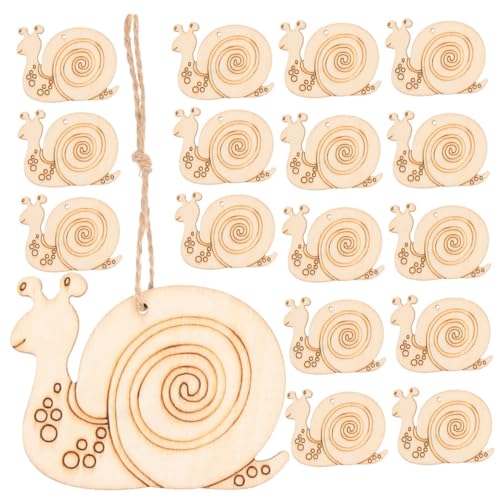 AKOOSY 20 Stück Schnecken Holzstücke Zum Bemalen Handgefertigt Zum Selbermachen Malscheiben Handbemalte Bastelspielzeuge Bastelbedarf Unfertige Schneckenausschnitte DIY Bastel AKOOSY 20 Stück Schnecken Holzstücke Zum Bemalen Handgefertigt Zum Selbermachen Malscheiben Handbemalte Bastelspielzeuge Bastelbedarf Unfertige Schneckenausschnitte DIY Bastel von AKOOSY