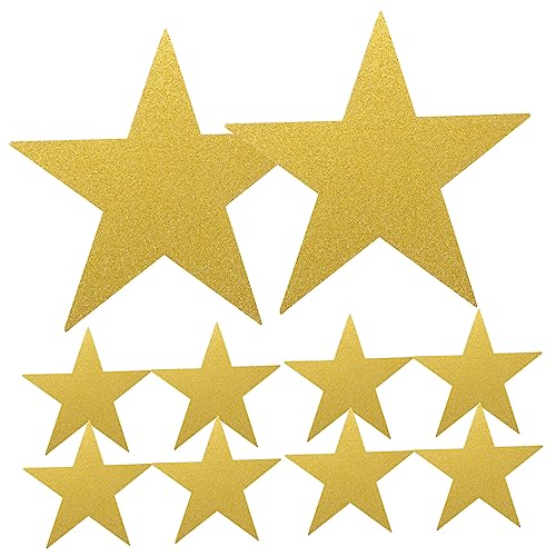 AKOOSY 20 Stück Teiliges Goldene Papiersterne Dekorative Wand Papierausschnitte für Klassenzimmer Pinnwand Diy Bastelmaterial Sichere und Langlebige Papiersterne für Wanddekoration AKOOSY 20 Stück Teiliges Goldene Papiersterne Dekorative Wand Papierausschnitte für Klassenzimmer Pinnwand Diy Bastelmaterial Sichere und Langlebige Papiersterne für Wanddekoration von AKOOSY