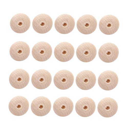 AKOOSY 20 Stück Teiliges Holzperlen mit Naturbelassen Langlebig und Leicht für DIY Schmuck Bastelprojekte und Kreative Dekorationen Passend für Perlenketten und Bastelperlen Vielseitig AKOOSY 20 Stück Teiliges Holzperlen mit Naturbelassen Langlebig und Leicht für DIY Schmuck Bastelprojekte und Kreative Dekorationen Passend für Perlenketten und Bastelperlen Vielseitig von AKOOSY