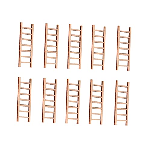 AKOOSY 20 Stück Teiliges Mini Holz Treppen Modell DIY Ornament für Mikrolandschaft Bonsai Dekoration Kreative Holzleiter für Heim und Laden Szenerie Langlebiges Material Vielseitig von AKOOSY