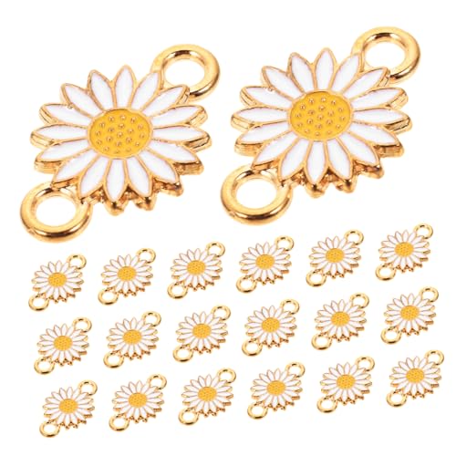 AKOOSY 20 Stück Teiliges Sonnenblumen Design Metallanhänger Schmuckverbinder Legiertem Material Langlebig und Farbintensiv für DIY Schmuckherstellung Halsketten und Armbänder AKOOSY 20 Stück Teiliges Sonnenblumen Design Metallanhänger Schmuckverbinder Legiertem Material Langlebig und Farbintensiv für DIY Schmuckherstellung Halsketten und Armbänder von AKOOSY