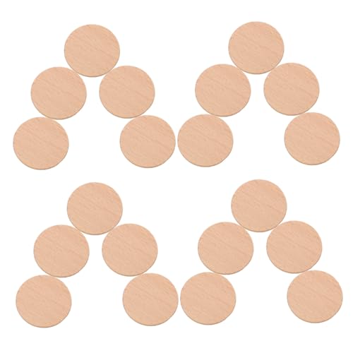AKOOSY 20 Stück Teiliges Unbehandelte Buchenholzscheiben Runde Holzscheiben für DIY Basteln Malerei Hochzeit Dekoration Natürliche Holzscheiben für Handwerk und Wohnaccessoires AKOOSY 20 Stück Teiliges Unbehandelte Buchenholzscheiben Runde Holzscheiben für DIY Basteln Malerei Hochzeit Dekoration Natürliche Holzscheiben für Handwerk und Wohnaccessoires von AKOOSY