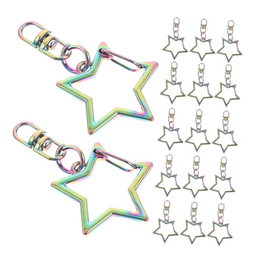 AKOOSY 20 Stück Zinklegierung Schlüsselring Clips Bunte Fünfzackige Stern Schlüsselanhänger Karabiner DIY Bastelzubehör Robust Sicher Drehbar Vielseitig für Taschen und Geschenkideen AKOOSY 20 Stück Zinklegierung Schlüsselring Clips Bunte Fünfzackige Stern Schlüsselanhänger Karabiner DIY Bastelzubehör Robust Sicher Drehbar Vielseitig für Taschen und Geschenkideen von AKOOSY
