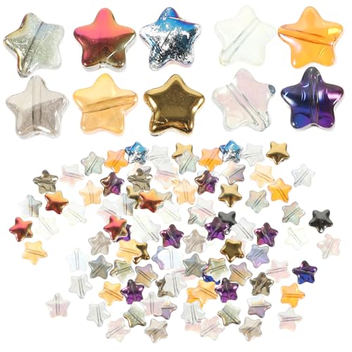 AKOOSY 200 Stück Bunte Glas Stern Spacer Perlen für DIY Schmuckherstellung Langlebige Leichte Abstandsperlen zum Auffädeln von Halsketten und Armbändern Handgefertigte Bastelperlen AKOOSY 200 Stück Bunte Glas Stern Spacer Perlen für DIY Schmuckherstellung Langlebige Leichte Abstandsperlen zum Auffädeln von Halsketten und Armbändern Handgefertigte Bastelperlen von AKOOSY