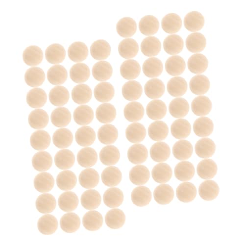 AKOOSY 200 Stück Halbe Holzperlen DIY Unfertige Holz Kugeln für Bastelarbeiten Schmuck und Deko Projekte Natürliche Holzperlen für Kreative und Kinderhandwerk von AKOOSY