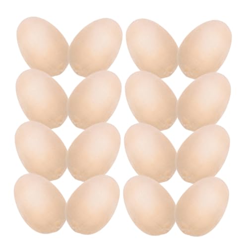 AKOOSY 200 Stück Holz Eier Unbehandelte Glatte Holz Deko Eier zum Bemalen DIY Bastelset für Ostern Tischdeko und Kreative Holzornamente AKOOSY 200 Stück Holz Eier Unbehandelte Glatte Holz Deko Eier zum Bemalen DIY Bastelset für Ostern Tischdeko und Kreative Holzornamente von AKOOSY