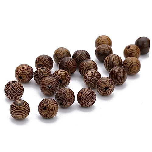 AKOOSY 200 Stück Natürliche Holzperlen Rund mit Maserung Kreative DIY Schmuckperlen Zubehör für Armband Halskette Ohrring zum Auffädeln und Basteln AKOOSY 200 Stück Natürliche Holzperlen Rund mit Maserung Kreative DIY Schmuckperlen Zubehör für Armband Halskette Ohrring zum Auffädeln und Basteln von AKOOSY