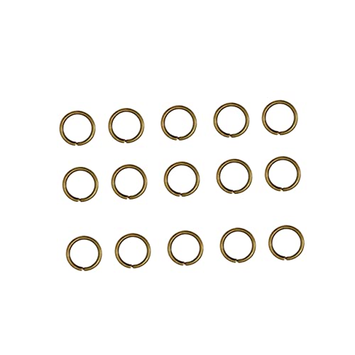 AKOOSY 200 Stück Offene Edelstahl Schlüsselringe Leichte Metall Schlüsselanhänger Ringe für DIY Schmuck Lanyards Kartenhalter und Bastelprojekte von AKOOSY