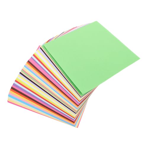 AKOOSY 200 Stück Origami -papierschnitt Klapppapier Farb-origami Bastelpapier Für Handgemachtes Origami Sammelalbum Liefert Papier Kleines Origami-papier Origami-papier-kit von AKOOSY