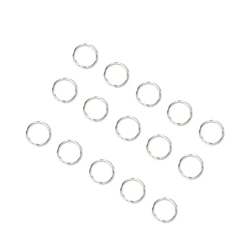 AKOOSY 200 Stück Stainless Steel Schlüsselring Offene Ringe für DIY Schmuck Schlüsselanhänger und Bastelprojekte Hochwertige Metallringe für Vielseitige Anwendungen AKOOSY 200 Stück Stainless Steel Schlüsselring Offene Ringe für DIY Schmuck Schlüsselanhänger und Bastelprojekte Hochwertige Metallringe für Vielseitige Anwendungen von AKOOSY