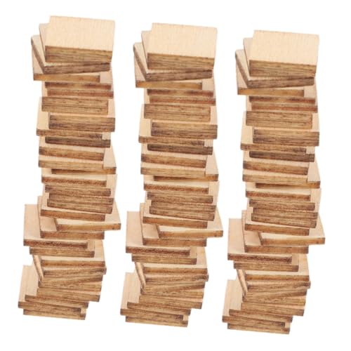 AKOOSY 200 Stück Unbehandelte Holzstücke, Blanke Quadratische Holzausschnitte, Bretter Für Heimwerker, Basteln, Malen, Fliesen, Untersetzer, Dekoration AKOOSY 200 Stück Unbehandelte Holzstücke, Blanke Quadratische Holzausschnitte, Bretter Für Heimwerker, Basteln, Malen, Fliesen, Untersetzer, Dekoration von AKOOSY