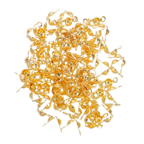 AKOOSY 200Stücke Kettenverbinder und Knotenabdeckungen für DIY Schmuckherstellung Goldene Crimp Endkappen für Armbänder und Umfangreiche Bastelbedarfe AKOOSY 200Stücke Kettenverbinder und Knotenabdeckungen für DIY Schmuckherstellung Goldene Crimp Endkappen für Armbänder und Umfangreiche Bastelbedarfe von AKOOSY