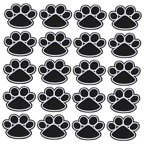 AKOOSY 20Stücke Hundepfoten Aufnäher Stoffpatches für Bekleidung und Accessoires zum Aufbügeln oder Farbenfrohe Dekoration für Kleidung und Kunsthandwerk AKOOSY 20Stücke Hundepfoten Aufnäher Stoffpatches für Bekleidung und Accessoires zum Aufbügeln oder Farbenfrohe Dekoration für Kleidung und Kunsthandwerk von AKOOSY