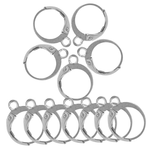 AKOOSY 20Stücke Ohrringe Ohrring Haken für DIY Schmuckherstellung Ohrringe Zubehör für Bastelarbeiten und Personalisierte Designs Langlebig und Leicht AKOOSY 20Stücke Ohrringe Ohrring Haken für DIY Schmuckherstellung Ohrringe Zubehör für Bastelarbeiten und Personalisierte Designs Langlebig und Leicht von AKOOSY
