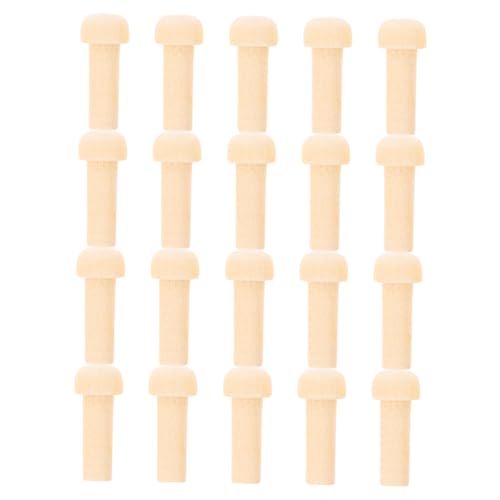 AKOOSY 20Stücke Unbemalte Holz Achsstifte für DIY Projekte Robuste Holzstäbe für Möbel und Spielzeugbau Langlebig und Vielseitig Einsetzbar AKOOSY 20Stücke Unbemalte Holz Achsstifte für DIY Projekte Robuste Holzstäbe für Möbel und Spielzeugbau Langlebig und Vielseitig Einsetzbar von AKOOSY