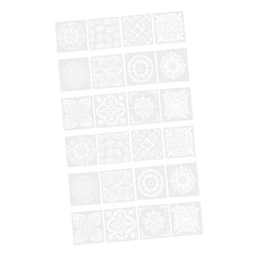AKOOSY 24Stücke Teiliges Malvorlagen für Wandkunst Wiederverwendbare Schablonen mit Blumenmustern für DIY und Projekte Journals Scrapbooking AKOOSY 24Stücke Teiliges Malvorlagen für Wandkunst Wiederverwendbare Schablonen mit Blumenmustern für DIY und Projekte Journals Scrapbooking von AKOOSY