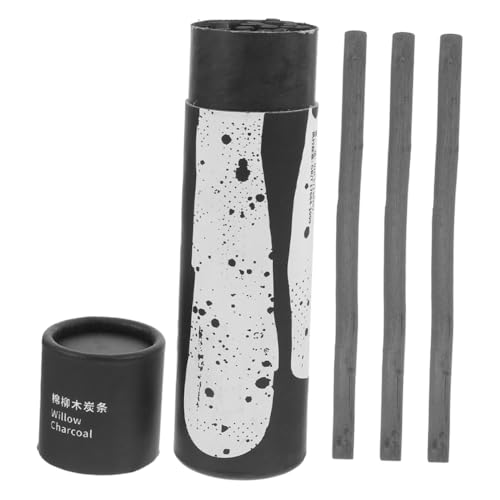 AKOOSY 25 Stück Teiliges Willow Sticks aus Hochwertiger für Künstler und Kunststudenten Professionelle Skizzier und Zeichenkohle mit Tiefschwarzer Farbe zum Zeichnen Schattieren und AKOOSY 25 Stück Teiliges Willow Sticks aus Hochwertiger für Künstler und Kunststudenten Professionelle Skizzier und Zeichenkohle mit Tiefschwarzer Farbe zum Zeichnen Schattieren und von AKOOSY