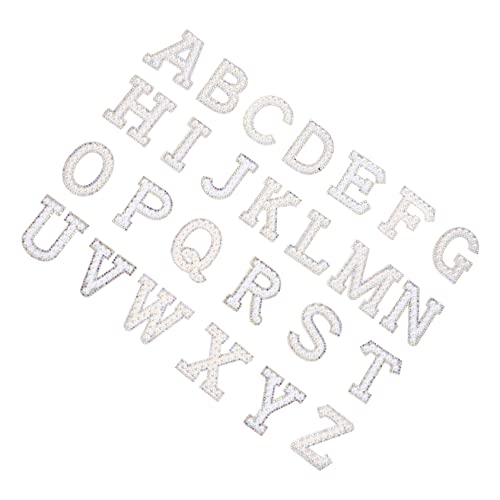 AKOOSY 26 Stück Teiliges Set Perl und Strassbuchstaben Patches zum Aufnähen für Kreative DIY Bekleidung Alphabet Applikationen zur Individuellen Gestaltung von Kleidung und Accessoires AKOOSY 26 Stück Teiliges Set Perl und Strassbuchstaben Patches zum Aufnähen für Kreative DIY Bekleidung Alphabet Applikationen zur Individuellen Gestaltung von Kleidung und Accessoires von AKOOSY