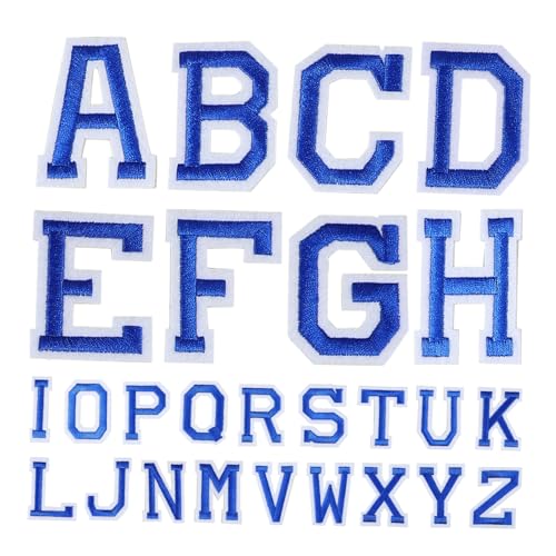 AKOOSY 26Stücke Buchstabenaufnäher Aufbügeln Teiliges für Kleidung Rucksäcke Einfach zu Verwenden Angenehm im Vielseitig Einsetzbar AKOOSY 26Stücke Buchstabenaufnäher Aufbügeln Teiliges für Kleidung Rucksäcke Einfach zu Verwenden Angenehm im Vielseitig Einsetzbar von AKOOSY