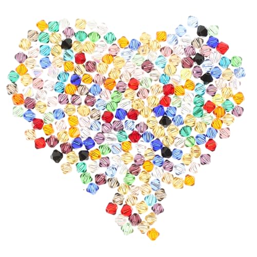 AKOOSY 280 Stück Teiliges Facettierte Glasperlen Diamantförmige Schmuckperlen für Armbänder und Halsketten Bunte DIY Bastelperlen für Schmuckherstellung AKOOSY 280 Stück Teiliges Facettierte Glasperlen Diamantförmige Schmuckperlen für Armbänder und Halsketten Bunte DIY Bastelperlen für Schmuckherstellung von AKOOSY